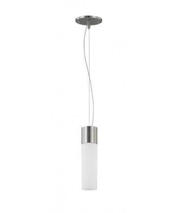 Nuvo Lighting 60/2932 Link 1 Light Tube Pendant with White Glass