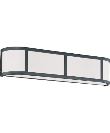 Nuvo Lighting 60/2973 Odeon 3 Light Wall Sconce with Satin White Glass