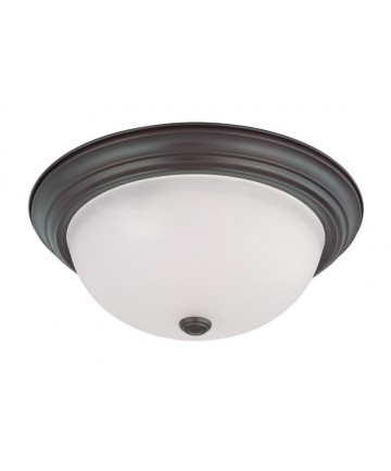 Nuvo Lighting 60/3147 3 Light 15 inch Flush Mount with Frosted White Glass