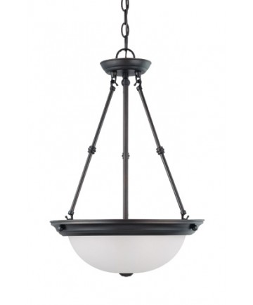 Nuvo Lighting 60/3152 3 Light 15 inch Pendant with Frosted White Glass