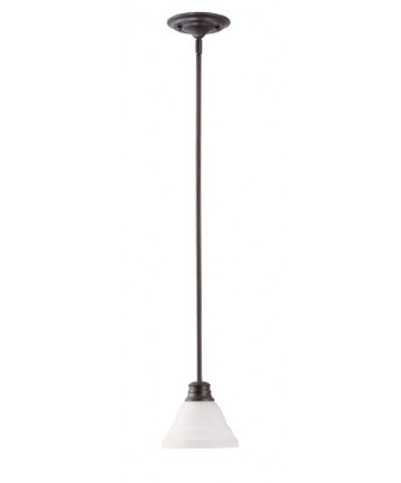 Nuvo Lighting 60/3172 Empire 1 Light 7 inch Mini Pendant with Frosted White Glass