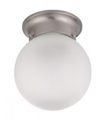 Nuvo Lighting 60/3249 1 Light 6 inch Ceiling Mount with Frosted White Glass