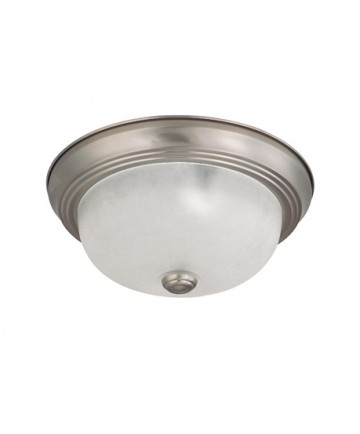 Nuvo Lighting 60/3261 2 Light 11 inch Flush Mount with Frosted White Glass