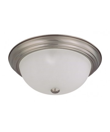 Nuvo Lighting 60/3263 3 Light 15 inch Flush Mount with Frosted White Glass