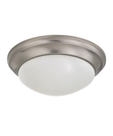 Nuvo Lighting 60/3271 1 Light 12 inch Flush Mount Twist & Lock with Frosted White Glass