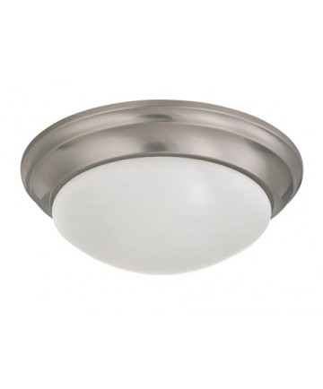 Nuvo Lighting 60/3272 2 Light 14 inch Flush Mount Twist & Lock with Frosted White Glass