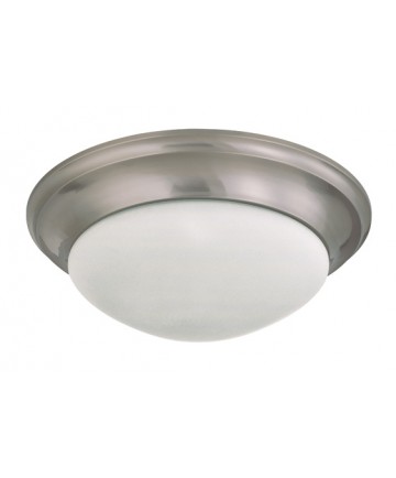 Nuvo Lighting 60/3273 3 Light 17 inch Flush Mount Twist & Lock with Frosted White Glass