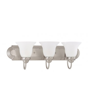 Nuvo Lighting 60/3279 Ballerina 3 Light 24 inch Vanity with Frosted White Glass