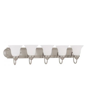 Nuvo Lighting 60/3282 Ballerina 5 Light 36 inch Vanity with Frosted White Glass