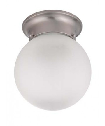 Nuvo Lighting 60/3299 1 Light 6 inch Ceiling Mount with Frosted White Glass (1) 13w GU24 Lamp Included