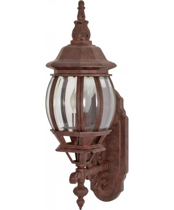 Nuvo Lighting 60/3468 Central Park 1 Light 20" Wall Lantern with Clear