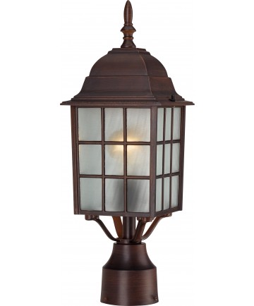 Nuvo Lighting 60/3483 Adams 1 Light 17" Outdoor Post with Frosted