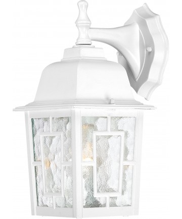 Nuvo Lighting 60/3484 Banyan 1 Light 12" Outdoor Wall with Clear Water