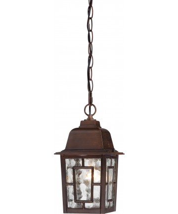 Nuvo Lighting 60/3490 Banyan 1 Light 11" Outdoor Hanging with Clear