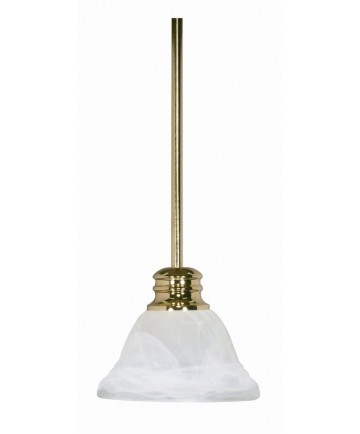 Nuvo Lighting 60/367 Empire 1 Light 7 inch Mini Pendant with Hang Straight Canopy
