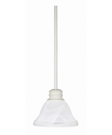 Nuvo Lighting 60/368 Empire 1 Light 7 inch Mini Pendant with Hang Straight Canopy