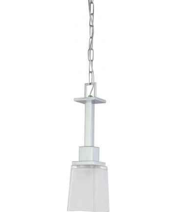 Nuvo Lighting 60/4009 Parker 1 Light Mini Pendant with Sandstone Etched Glass