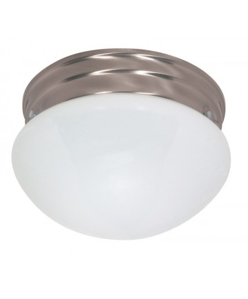 Nuvo Lighting 60/405 2 Light Cfl 10 inch Medium White Mushroom (2) 13W GU24 Lamps Included