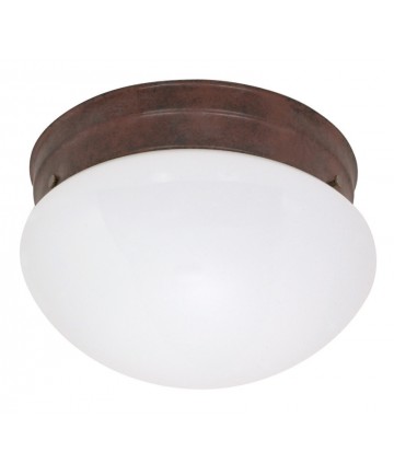 Nuvo Lighting 60/407 2 Light Cfl 10 inch Medium White Mushroom (2) 13W GU24 Lamps Included