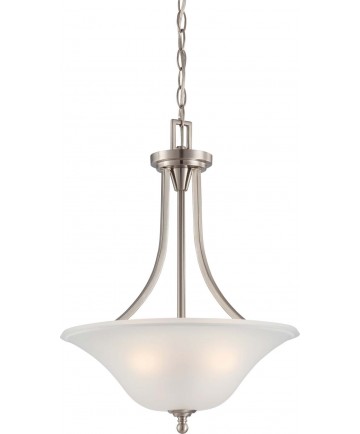 Nuvo Lighting 60/4147 Surrey 3 Light Pendant Fixture with Frosted Glass