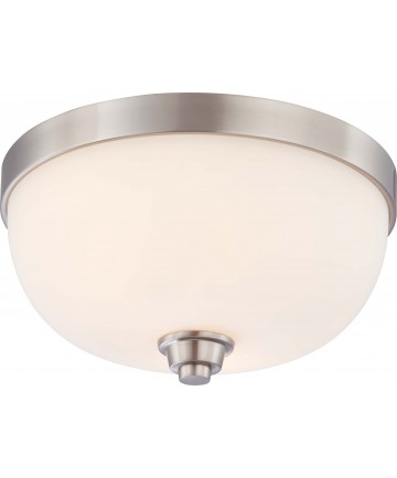 Nuvo Lighting 60/4192 Helium 2 Light Flush Dome Fixture