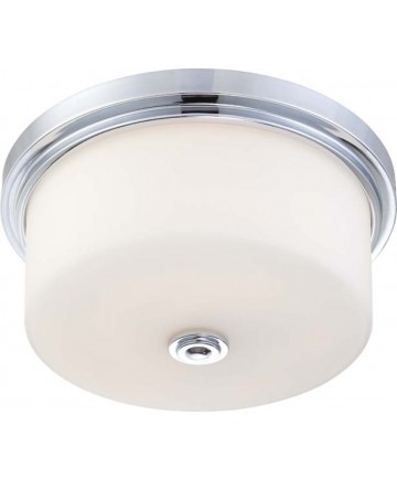 Nuvo Lighting 60/4592 Soho 3 Light Large Flush Fixture with Satin White Glass