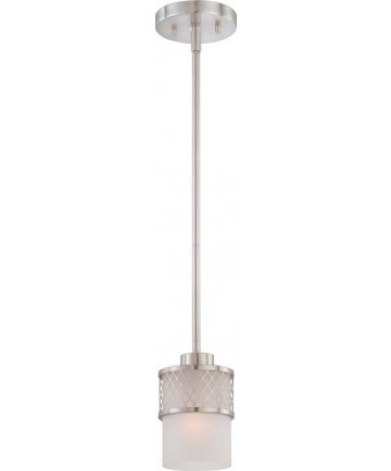 Nuvo Lighting 60/4688 Fusion 1 Light Mini Pendant with Frosted Glass