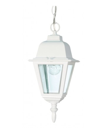 Nuvo Lighting 60/487 Briton 1 Light 10 inch Hanging Lantern with Clear Glass