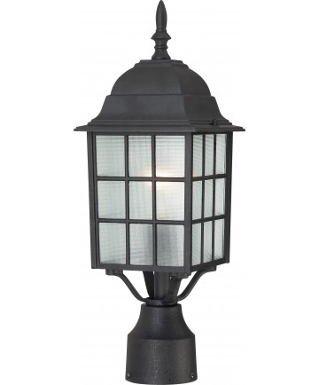Nuvo Lighting 60/4909 Adams 1 Light 17" Outdoor Post with Frosted