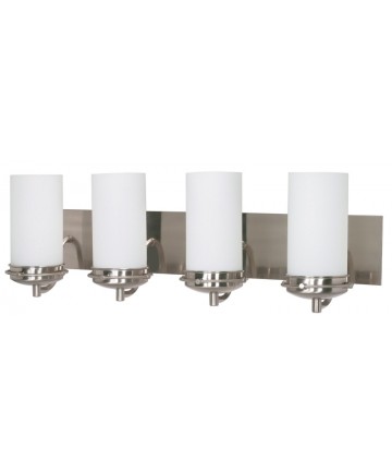 Nuvo Lighting 60/497 Polaris 4 Light Cfl 30 inch Vanity (4) 13W GU24 Lamps Included