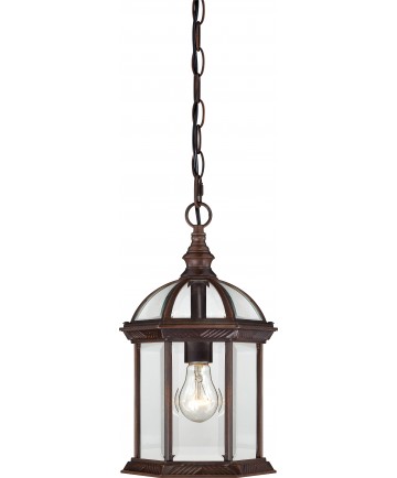 Nuvo Lighting 60/4978 Boxwood 1 Light 14" Outdoor Hanging with Clear