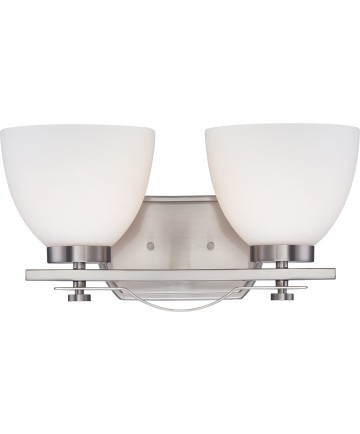 Nuvo Lighting 60/5012 Bentlley 2 Light Vanity Fixture with Frosted