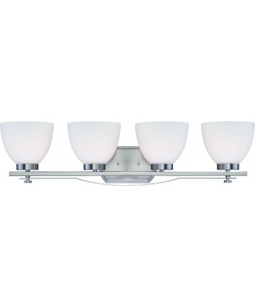 Nuvo Lighting 60/5019 Bentlley 4 Light Vanity Fixture with Frosted