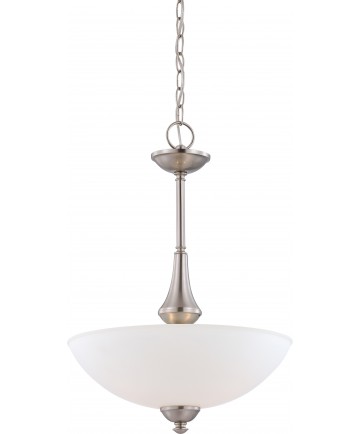 Nuvo Lighting 60/5038 Patton 3 Light Pendant with Frosted Glass