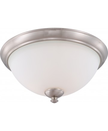 Nuvo Lighting 60/5041 Patton 3 Light Flush Fixture with Frosted Glass