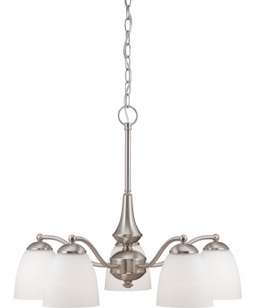 Nuvo Lighting 60/5043 Patton 5 Light Chandelier (Arms Down) with