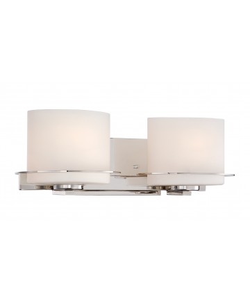 Nuvo Lighting 60/5102 Loren 2 Light Vanity Fixture with Oval Frosted