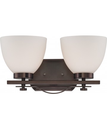 Nuvo Lighting 60/5112 Bentley 2 Light Vanity Fixture with Frosted