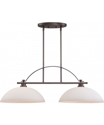 Nuvo Lighting 60/5118 Bentley 2 Light Island Pendant with Frosted