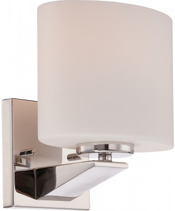 Nuvo Lighting 60/5171 Breeze 1 Light Vanity Fixture with Etched Opal