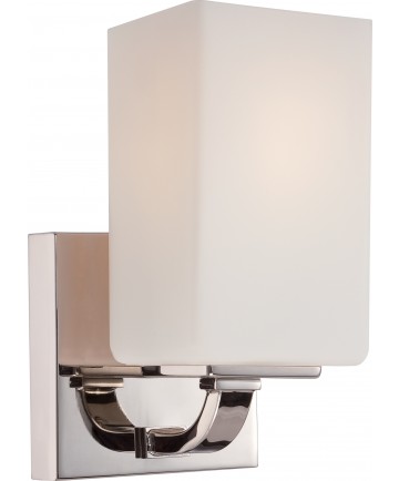 Nuvo Lighting 60/5181 Vista 1 Light Vanity Fixture with Etched Opal