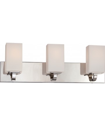 Nuvo Lighting 60/5183 Vista 3 Light Vanity Fixture with Etched Opal