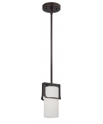 Nuvo Lighting 60/5237 Daytona 1 Light Mini Pendant with Satin White