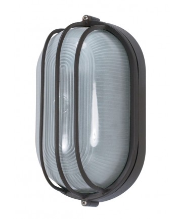 Nuvo Lighting 60/525 1 Light 10 inch Oval Cage Bulk Head Die Cast Bulk Head