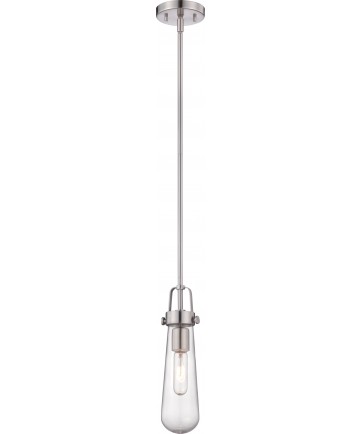 Nuvo Lighting 60/5262 Beaker 1 Light Mini Pendant with Clear Glass