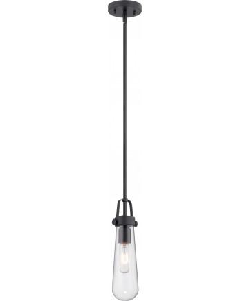 Nuvo Lighting 60/5362 Beaker 1 Light Mini Pendant with Clear Glass