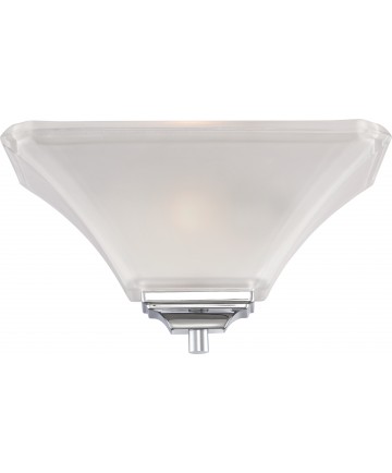 Nuvo Lighting 60/5373 Parker 1 Light Wall Sconce Polished Chrome with