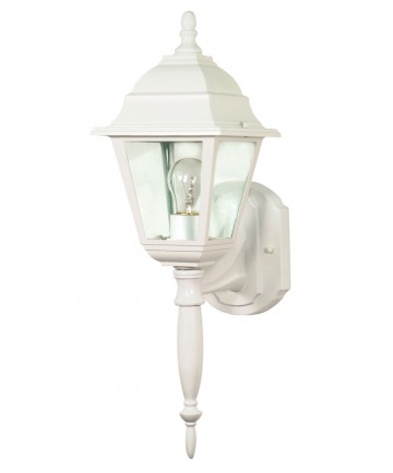 Nuvo Lighting 60/540 Briton 1 Light 18 inch Wall Lantern with Clear Seed Glass