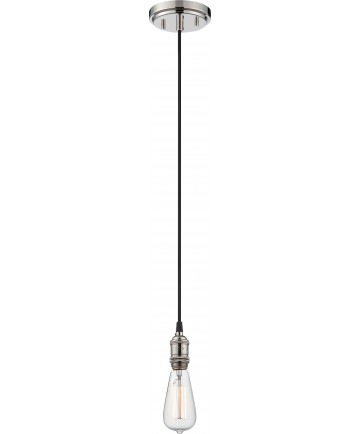 Nuvo Lighting 60/5405 Vintage 1 Light Pendant Vintage Lamp Included