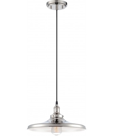 Nuvo Lighting 60/5406 Vintage 1 Light Pendant with Matching Shade